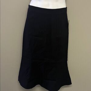By Anthropologie Cecily Fit & Flare MIDI Skirt Maeve Black Women Skirt Medium